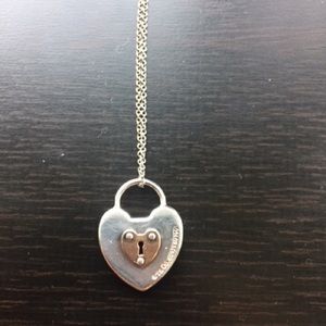 Tiffany & Co. Heart Padlock Necklace